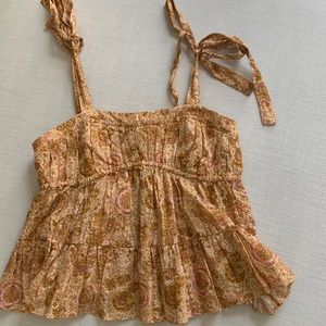 Ulla Johnson Sema Top in Meadow, NWOT